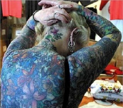 Full Body Image Girl Tattoo